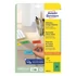 Etikett AVERY L6033-20 63,5x33,9mm univerzális zöld 480 címke/doboz 20 ív/doboz