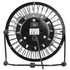Everest Asztali Ventilátor - EFN-482 (fém, USB, fekete)