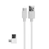 Everest Vezeték nélküli Egér - SMW-399 Rechargeable Super Quiet (1600 DPI, 3 gomb, optikai, fehér)