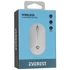 Everest Vezeték nélküli Egér - SMW-399 Rechargeable Super Quiet (1600 DPI, 3 gomb, optikai, fehér)