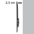Hama FIX TV Wall Bracket 400x400 Black