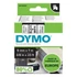 Feliratozógép szalag, 9 mm x 7 m, DYMO "D1", fehér-fekete