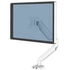 Fellowes Platinum Series Single 8056201 fehér monitortartó kar
