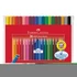 Filctoll készlet, háromszögletű, FABER-CASTELL "Grip", 20 különböző szín