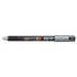 Dekormarker, 0,7 mm, UNI "Posca PC-1MR", ezüst