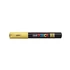 Dekormarker, 0,7-1,0 mm, UNI "Posca PC-1M", sárga
