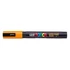 Dekormarker, 0,9-1,3 mm, UNI "Posca PC-3M", ragyogó sárga