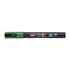 Dekormarker, 0,9-1,3 mm, UNI "Posca PC-3M", zöld