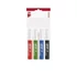 Flipchart marker készlet, 1-3 mm, kúpos, ICO "Artip 11", 4 különböző szín