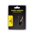 Gembird A-6.35M-3.5F Jack stereo 6,3mm -> Jack stereo 3,5mm M/F fekete adapter