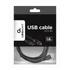 Gembird CCP-USB2-AMBM-6 USB2.0 A-plug B-plug cable 1,8m Black