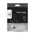 Gembird CCP-USB3-AMCM-1M-W USB3.0 AM to Type-C cable 1m White
