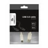 Gembird CCP-USB3-AMCM-W-0.1M USB3.0 AM to Type-C cable 0,1m White