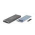 Gembird EE2280-U3C-01 USB 3.0 M2 fekete ház