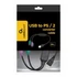 Gembird USB to PS/2 Converter Cable 0,3m Black