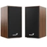 Hangszóró, 2.0, 6W, USB táp, fa burkolat, GENIUS "SP-HF180", barna