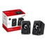 Hangszóró, 2.0, 3W, USB táp, GENIUS "SP-U125", fekete