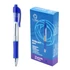 Golyóstoll 0,7mm, gumírozott kék átlátszó test, Bluering® , írásszín kék
