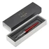 Golyóstoll Kensington piros/fém test, ezüst klipsz 1953187 Parker Royal Jotter, írásszín kék