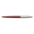 Golyóstoll Kensington piros/fém test, ezüst klipsz 1953187 Parker Royal Jotter, írásszín kék