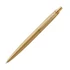 Golyóstoll, 0,7 mm, nyomógombos, arany színű klip, arany tolltest, PARKER, "Royal Jotter XL", kék