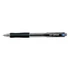 Golyóstoll, 0,3 mm, nyomógombos, UNI "SN-100 Laknock", fekete