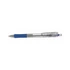 Golyóstoll, 0,21 mm, nyomógombos, ZEBRA "Tapli Clip ECO", kék