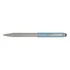 Golyóstoll, 0,24 mm, teleszkópos, rozsdamentes acél, világoskék tolltest, ZEBRA "Telescopic Metal Stylus", kék