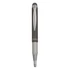 Golyóstoll, 0,24 mm, teleszkópos, rozsdamentes acél, grafitszürke tolltest, ZEBRA "Telescopic Metal Stylus", kék