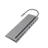 Hama USB 3.2 TYPE-C 10in1 Dokkoló Adapter