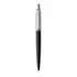 Golyóstoll, 0,7 mm, ezüst színű klip, bond street fekete tolltest, PARKER, "Royal Jotter", kék