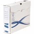 Archiválódoboz, A4, 80mm, FELLOWES "Bankers Box Basic", kék-fehér, 10db/cs