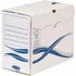 Archiválódoboz, A4, 150mm, FELLOWES "Bankers Box Basic", kék-fehér, 25db/cs