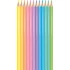 Színes ceruza készlet, háromszögletű, MAPED "Color`Peps Pastel", 12 különböző pasztell szín