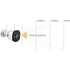 IMOU IPC-F22FEP, Bullet 2E, 2MP, kültéri, Full color, LED30m, mikrofon, 12VDC, IP wifi csőkamera