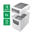 Iratmegsemmisítő, konfetti, 10 lap, LEITZ "IQ Slim Home Office"