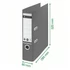 Iratrendező LEITZ Recycle A4 180° 80mm piros