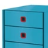 Irattároló, laminált karton, 3 fiókos, LEITZ "Cosy Click&Store", nyugodtkék