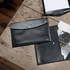 Irattartó tasak, A4, PP, patentos, LEITZ "Recycle", fekete