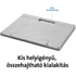 Notebook állvány, KENSINGTON "SmartFit Easy Riser Go", szürke