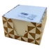 Kockatömb FORTUNA 9x9x6 cm mintás tartóban fehér