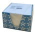 Kockatömb FORTUNA 9x9x6 cm mintás tartóban fehér