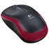 Logitech M185 vezeték nélküli piros notebook egér