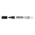 Lakkmarker, 2-4 mm, ICO "Decomarker" fekete