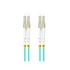 Lanberg FO-LULU-MD31-0030-TQ duplex optikai patch kábel 4xLC/UPC csatlakozóval, 50/125 LSZH OM3, 3m