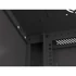 Lanberg WF01-6409-10B 19" 9U SZÉL:600 MÉLY:450 MAG:512 lapraszerelt üvegajtós fekete fali rack szekrény