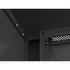 Lanberg WF01-6622-10B 19" 22U SZÉL:600 MÉLY:600 MAG:1085 lapraszerelt üvegajtós fekete fali rack szekrény