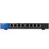 Linksys SMB LGS108P 8port GbE LAN 4x POE+ port nem menedzselhető asztali Switch