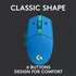Logitech G203 Lightsync kék gamer egér