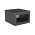Manhattan Rackszekrény - 19" fali kivitel (6U, 353 (h) x 540 (w) x 560 (d) mm, IP20, Flatpack, Fekete)